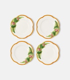 Les-Ottomans Artichoke set of 4 ceramic appetizer plates