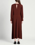 Manila Grace Womens Maxi dress in Brown