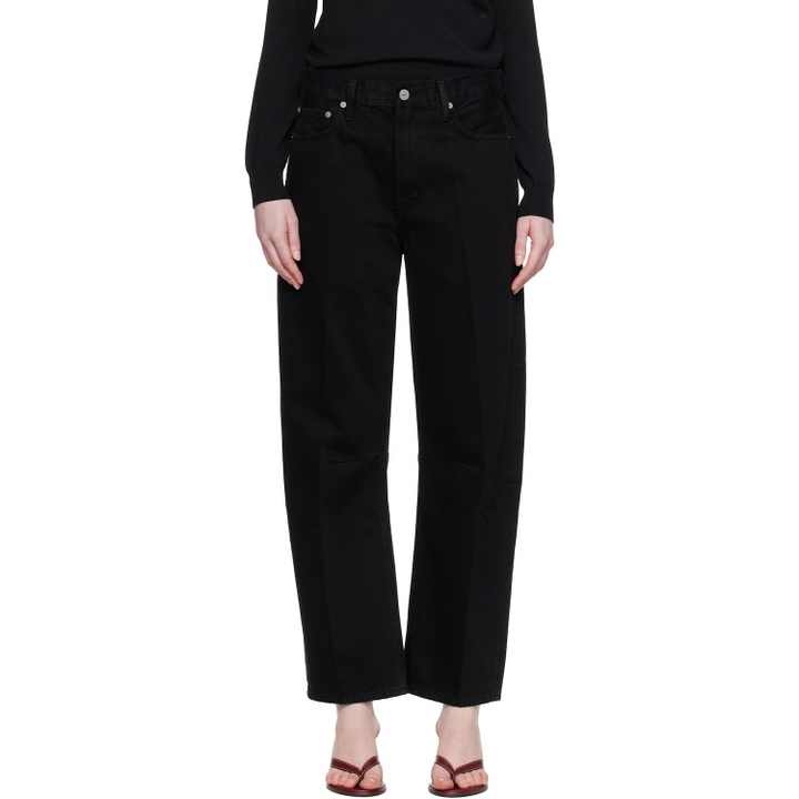 Photo: Citizens of Humanity Black Miro Long Relaxed Jeans