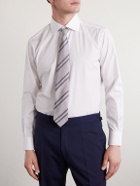 Brioni - Cutaway-Collar Cotton-Poplin Shirt - White