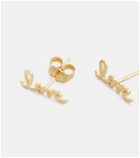 Sydney Evan Love 14kt gold stud earrings