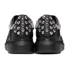 Alexander McQueen Black and Silver Oversized Sneakers