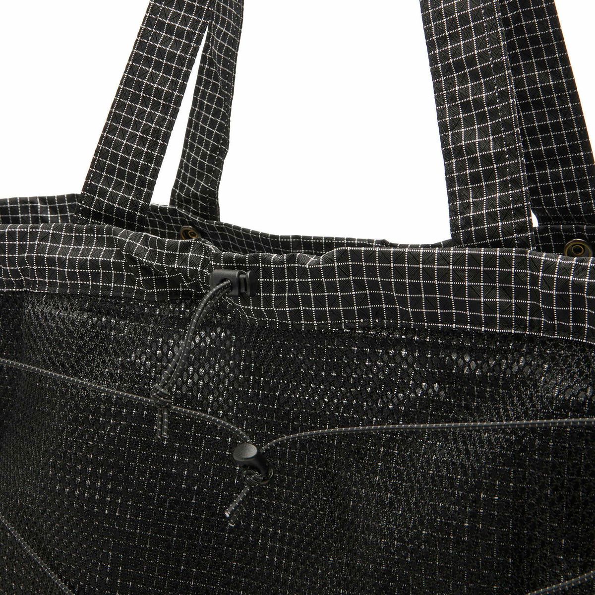 CAYL Men's Grid Trail Tote Bag in Black 