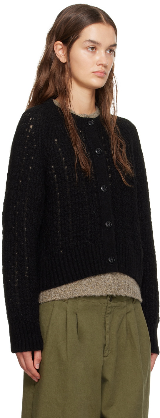 YMC Black Foxtail Cardigan YMC