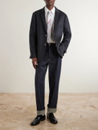 Thom Browne - Cropped Straight-Leg Selvedge Jeans - Blue