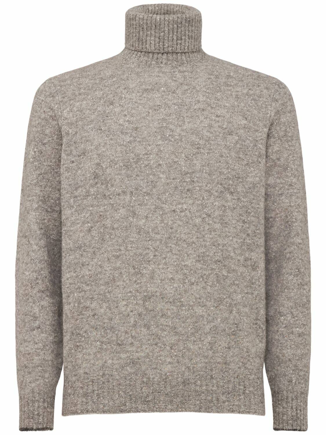 【関税&送料込】Brunello Cucinelli Alpaca Wool Blend Turtlen Brunello Cucinelli Men's Fair Isle Alpaca-Blend Zip Cardigan