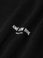 Aimé Leon Dore - Logo-Print Cotton-Jersey Sweatshirt - Black