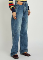 JW Anderson Twisted Straight-leg Jeans Denim