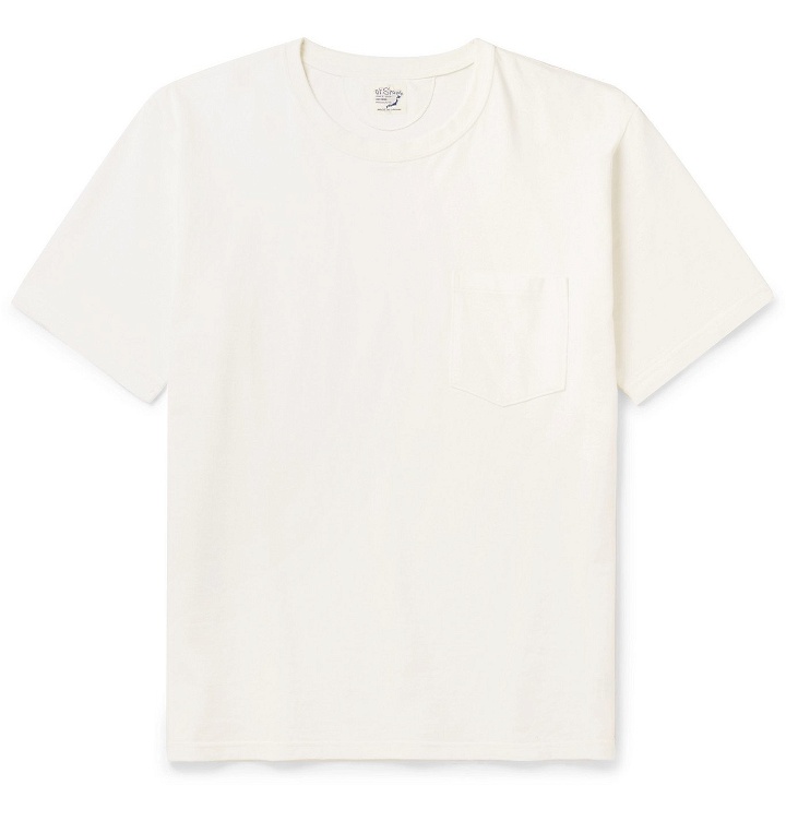 Photo: OrSlow - Oversized Embroidered Cotton-Jersey T-Shirt - White
