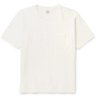 OrSlow - Oversized Embroidered Cotton-Jersey T-Shirt - White