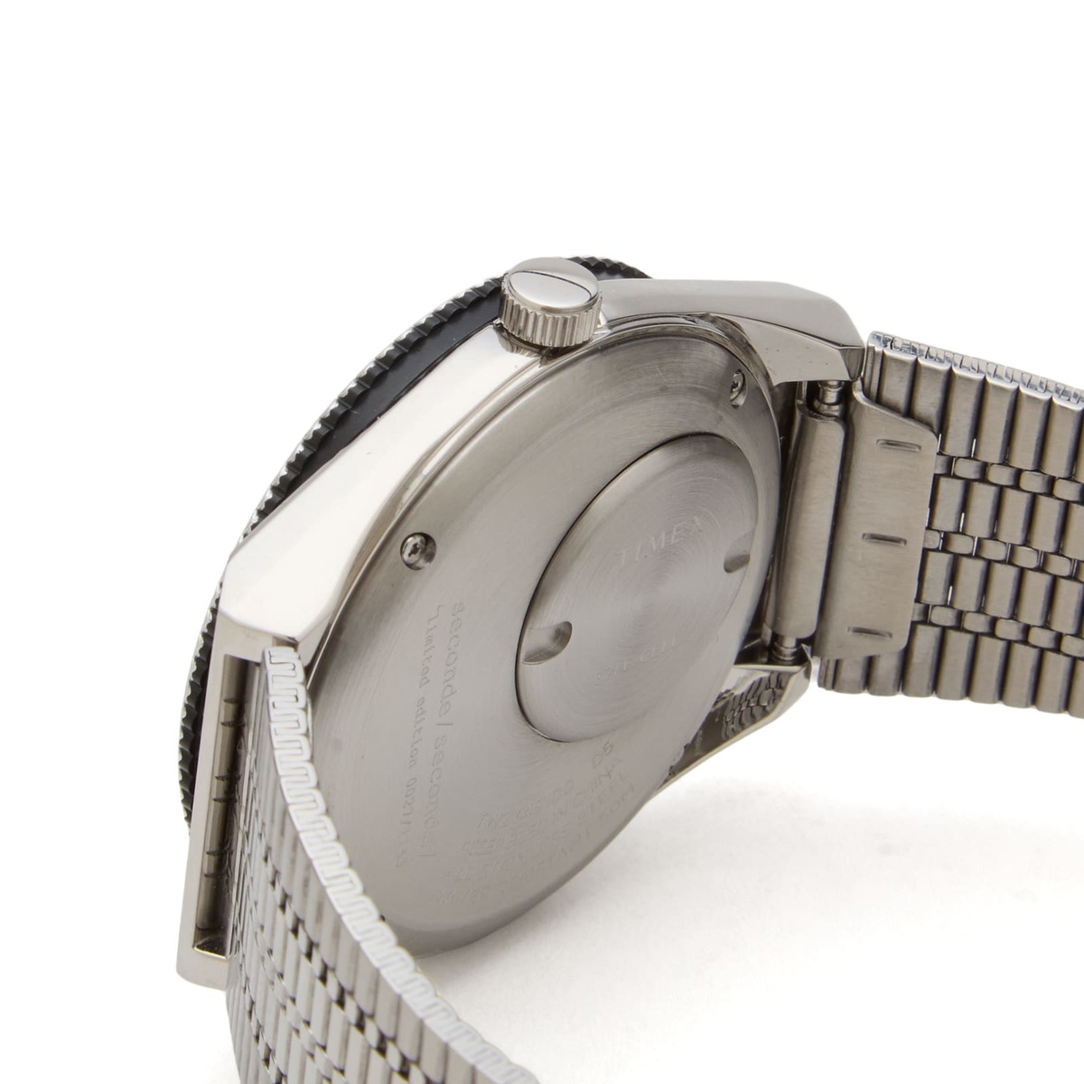 Timex x seconde/seconde/ Steel Q Sequel Top Ring Watch in Kermit 