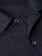 Loro Piana - Whitney Cotton, Silk and Cashmere-Blend Shirt Jacket - Blue
