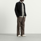 Folk Men's Knitted Jacket in Black