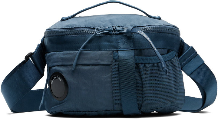 Photo: C.P. Company Blue Nylon B Lens Mini Waist Pouch