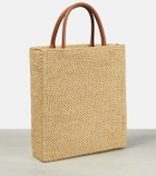 Loewe - Standard A4 raffia tote bag