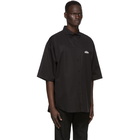 Balenciaga Black Crew Short Sleeve Shirt