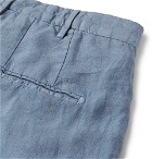 Boglioli - Blue Slim-Fit Linen Suit Trousers - Men - Blue