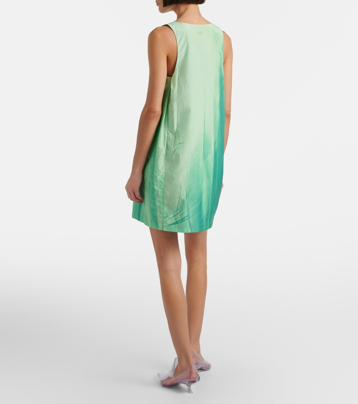 Loewe Printed leather minidress
