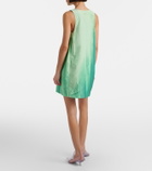 Loewe Printed leather minidress