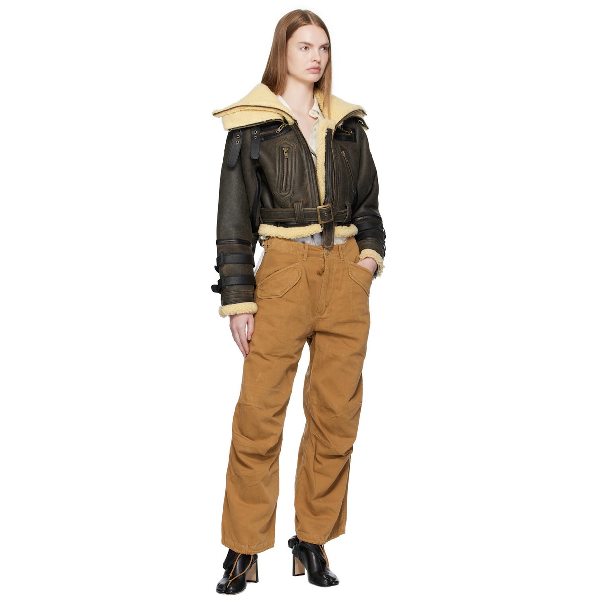 R13 Tan Military Trousers