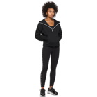 Nike Black Crop Mock Neck Sweatshirt