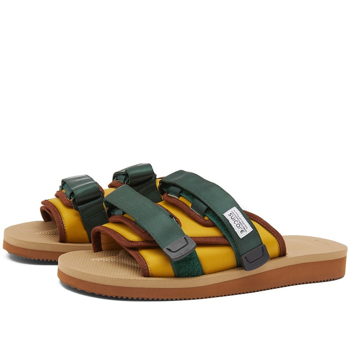 Photo: Suicoke Men's MOTO-Cab in Yellow/Brown