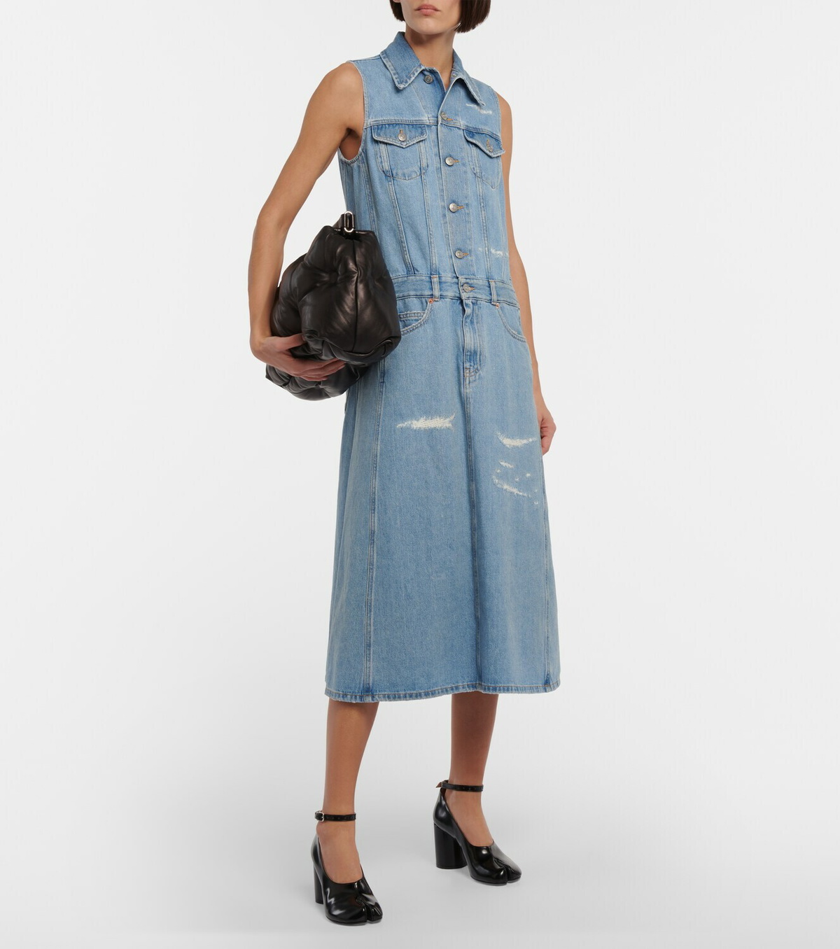 margiela denim dress MM6 Maison Margiela Blue Denim Tank Dress MM6 Maison Margiela