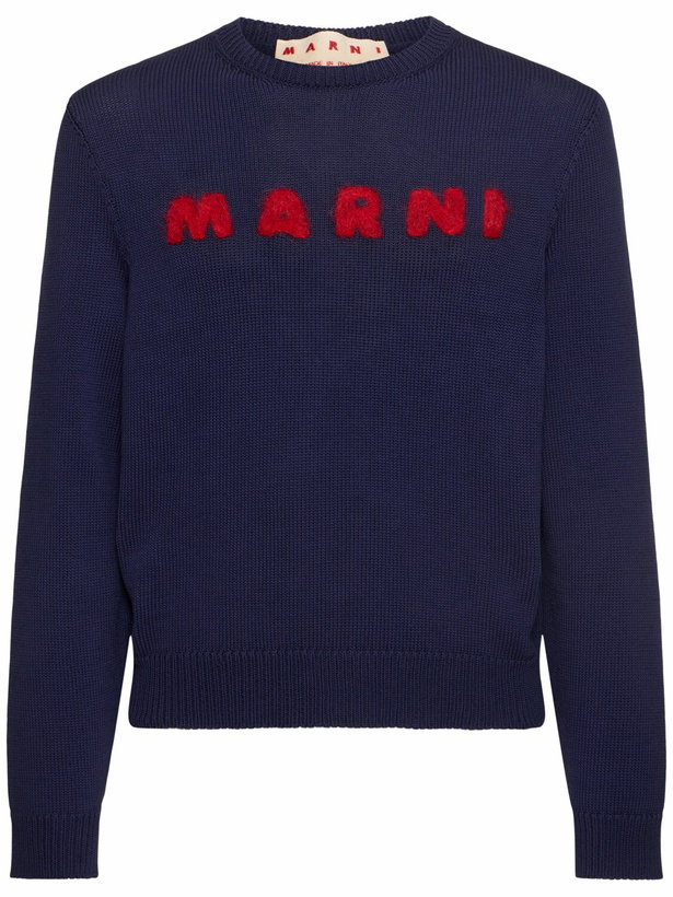 Photo: MARNI Round Neck Cotton Sweater