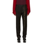 Haider Ackermann Black Embroidered Classic Trousers