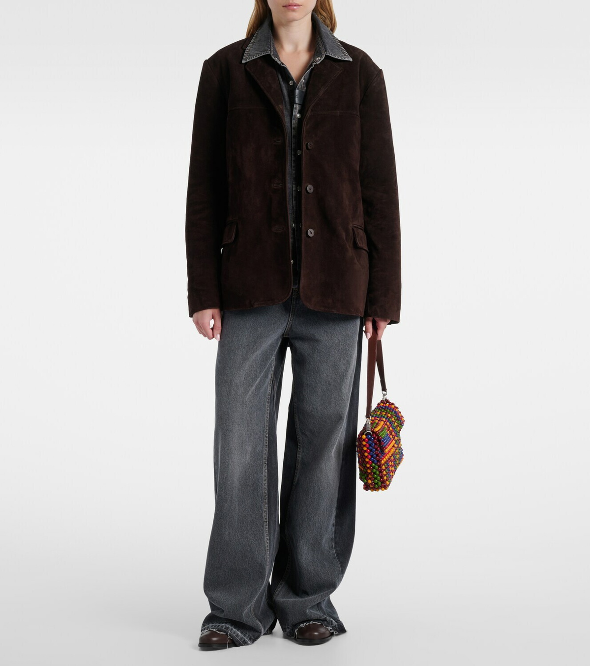 Staud Corrine suede jacket