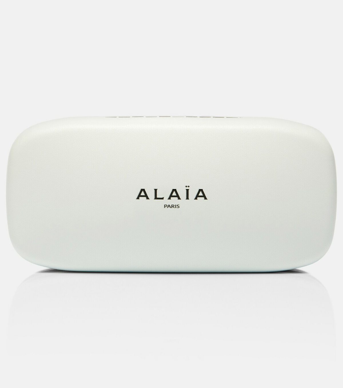 Alaïa Lettering Logo round sunglasses
