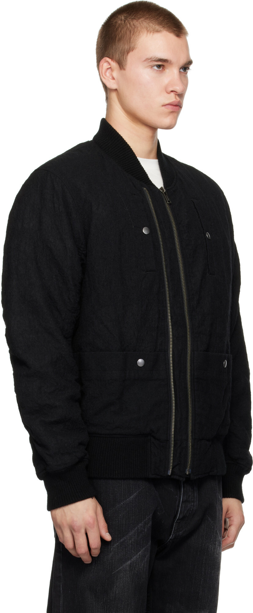 UNDERCOVER Black UC2F4208 Bomber Jacket