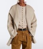 Isabel Marant Ceaton wool and cashmere wrap coat