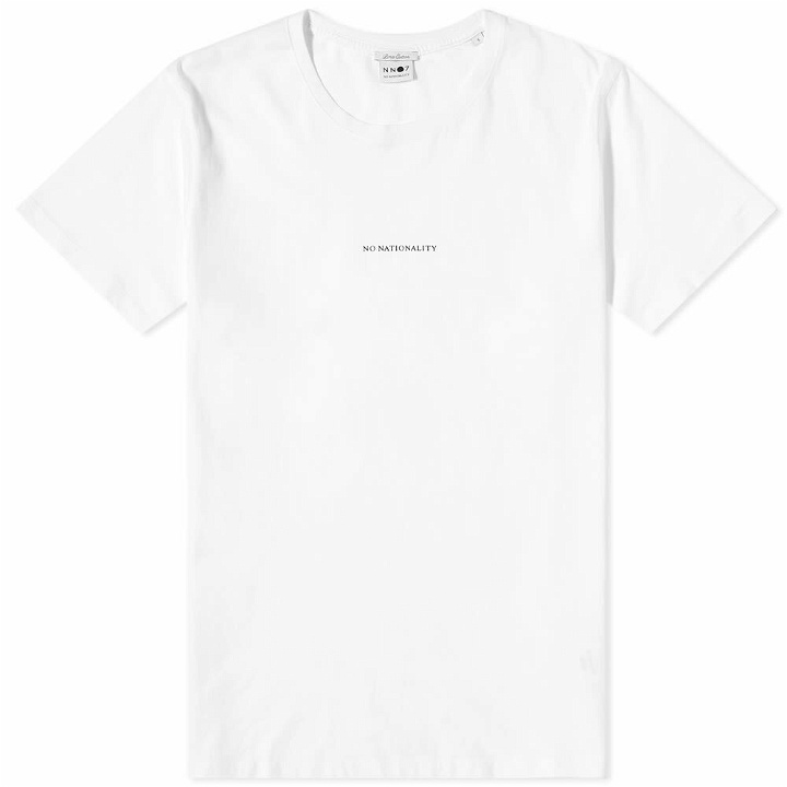 Photo: NN07 Men's Ethan Logo T-Shirt in White