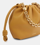 Loewe Flamenco Round leather tote bag