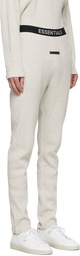 Essentials Off-White Thermal Waffle Logo Lounge Pants