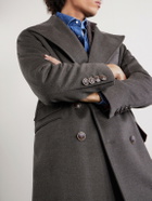 Brunello Cucinelli - Virgin Wool Double-Breasted Coat - Green