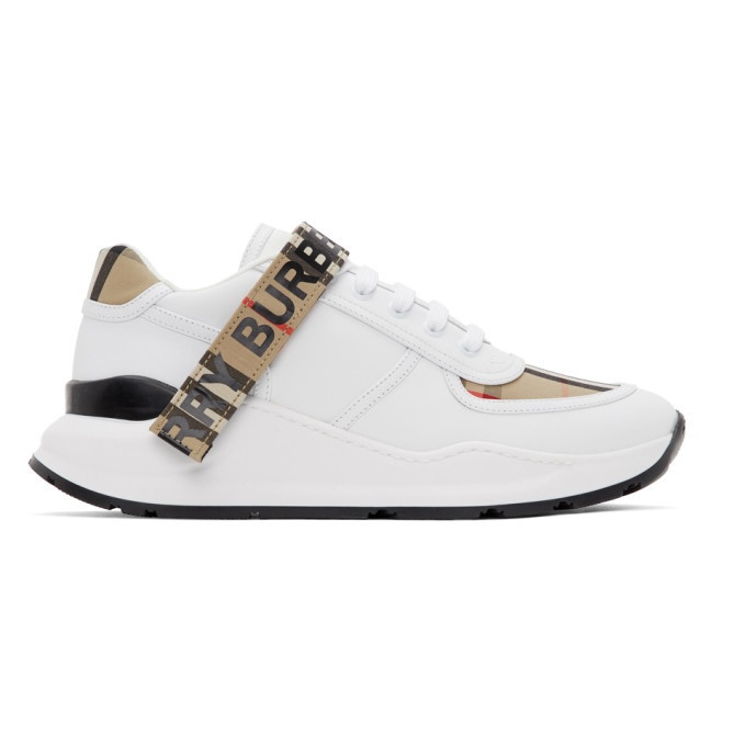 Photo: Burberry White and Beige Ronnie M Sneakers