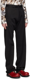 Martine Rose Black Twist Seam Trousers