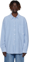 Alexander Wang Blue Button Down Shirt