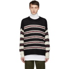 Isabel Marant Black and White Fancy Stripes Russel Sweater