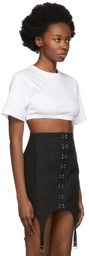 Dion Lee White Jersey Bra T-Shirt