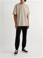 ATON - Nuback Oversized Cotton-Jersey T-Shirt - Neutrals