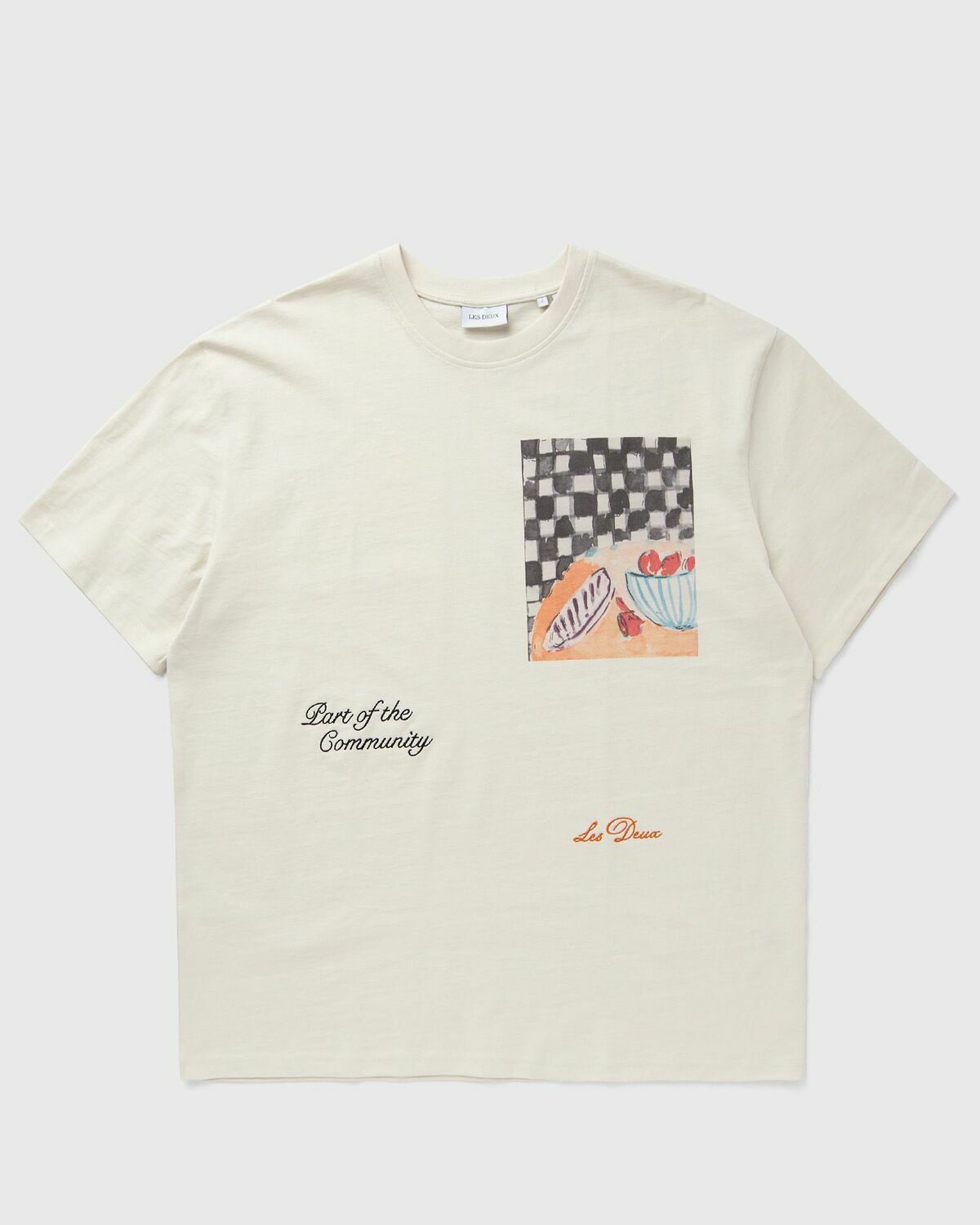 Les Deux Cena Tee White Mens Shortsleefe