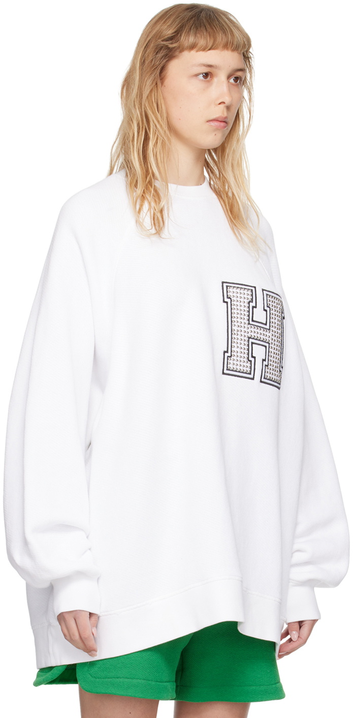 HALFBOY White Patch Sweatshirt
