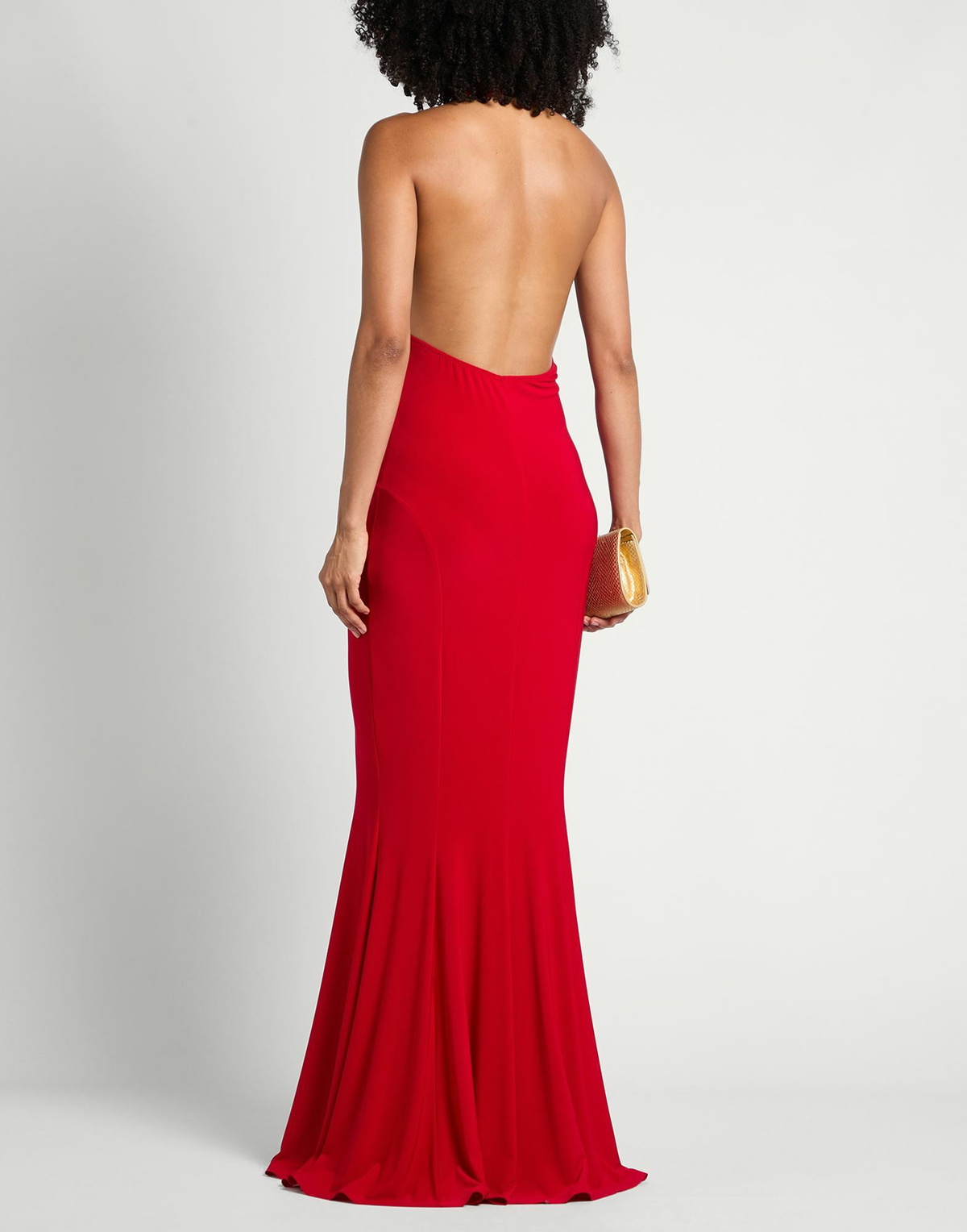 Norma Kamali Womens Maxi dress in Red