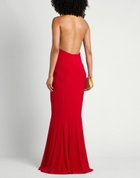 Norma Kamali Womens Maxi dress in Red