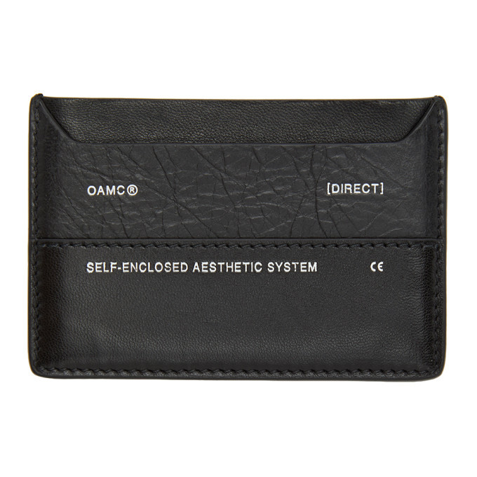 OAMC Black Medi Card Holder OAMC
