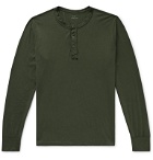 Save Khaki United - Supima Cotton-Jersey Henley T-Shirt - Green