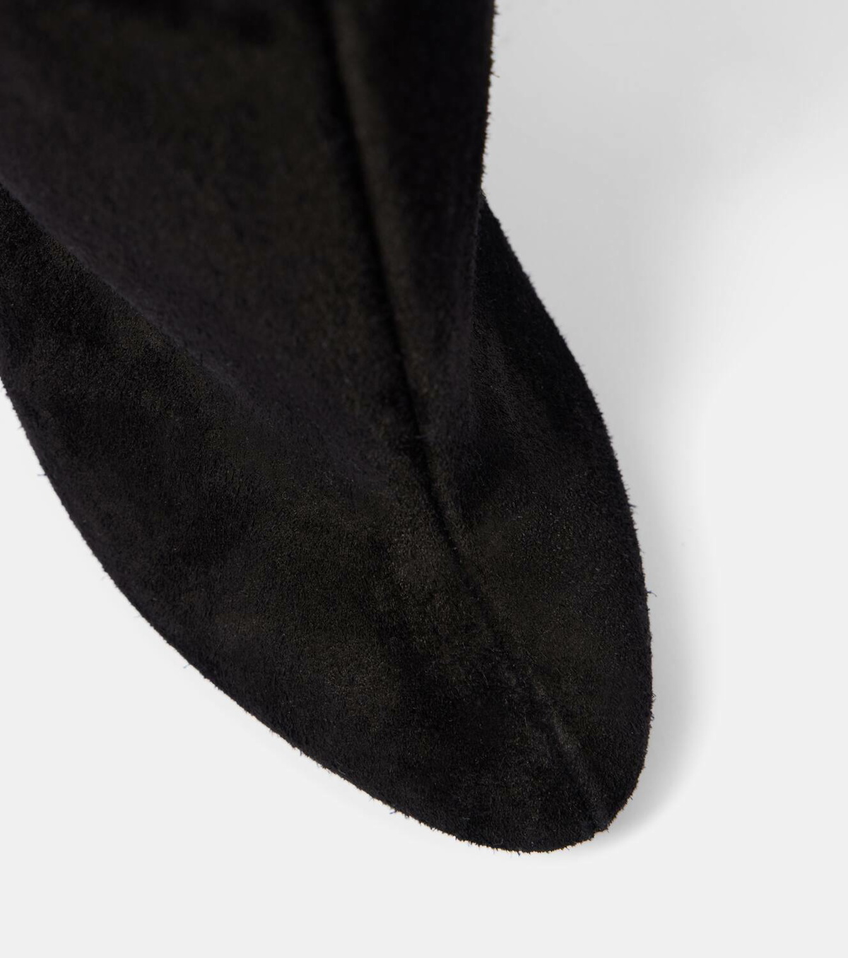 Alaïa Decollete Cuissardes suede knee-high boots